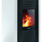 Justus | Pelletofen | Sirkos Aqua 2.0 | 9,4 kW | Seidenweiß, Stahl Schwarz