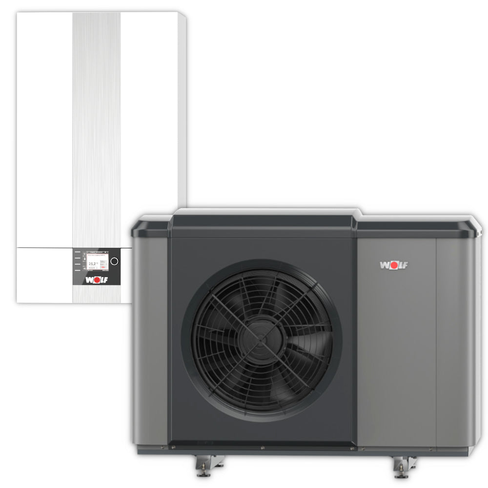 WOLF | Luft/Wasser-Wärmepumpe CHA-10 mit E-Heizelement | BAFA