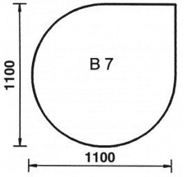 Justus Bodenplatte Tropfen B7 | klimaworld.com