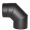Justus | Rohrbogen 90° | Stahl Schwarz