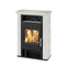 Thorma Kaminofen | Borgholm Top Exclusive, Keramik Elfenbein | 6 kW