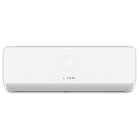 Bosch Klimaanlage Wandgeraet CL3200iU 26 WE weisses Wandgeraet mit runder LED Anzeige mittig und abgerundeten Seiten | Klimaworld.com