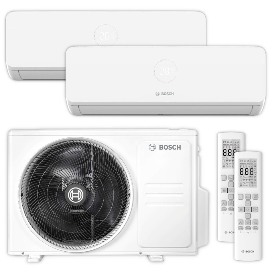 BOSCH Multisplit Klimaanlage Set | Climate 5000 M | 2,6 kW + 2,6 kW