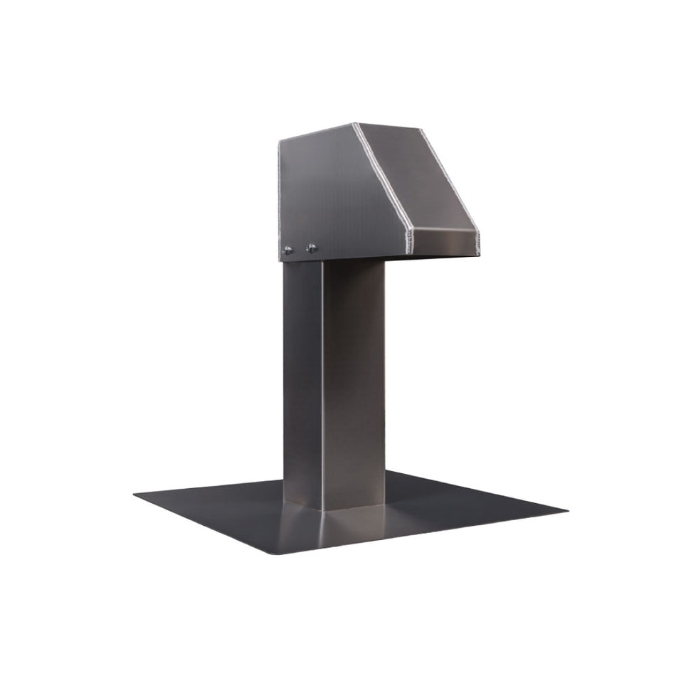 FDD-04 Aluminium Flachdachdurchfuehrung, Sockel mit einem Ausgang | Klimaworld.com
