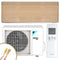 DAIKIN Split Klimaanlage Set | Stylish | Light Wood | 2,0 kW Quick Connect