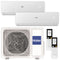 Haier Multisplit Klimaanlage Set | Serene | Weiß | 2,6 kW + 2,6 kW