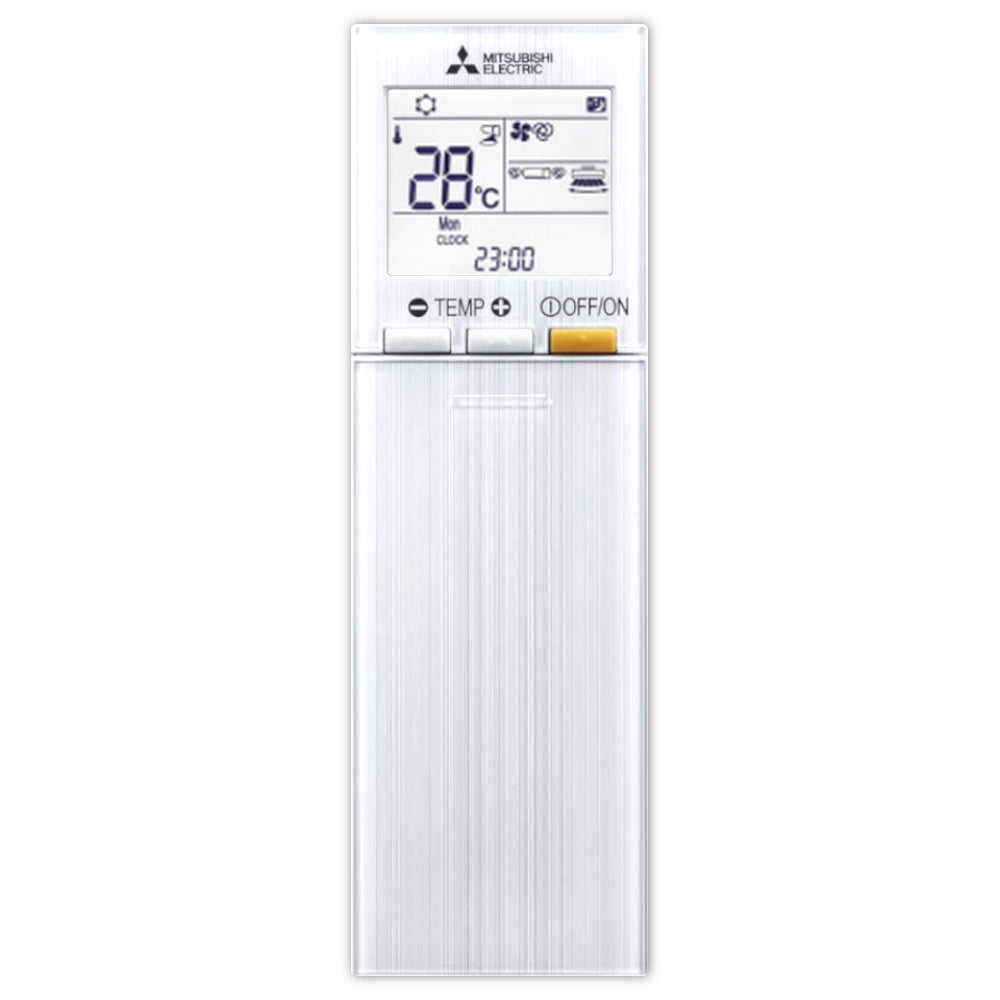 Mitsubishi Klimaanlage Diamond MSZ-LN weisse (peral white) Fernbedienung mit LCD-Display und drei Tasten | Klimaworld.com
