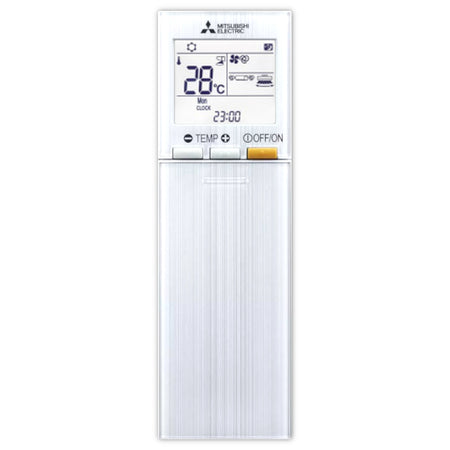 Mitsubishi Klimaanlage Diamond MSZ-LN weisse (peral white) Fernbedienung mit LCD-Display und drei Tasten | Klimaworld.com
