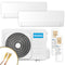 OLIMPIA SPLENDID Multisplit Klimaanlage | Nexya S5 E | 2,6 kW + 2,6 kW | Quick-Connect