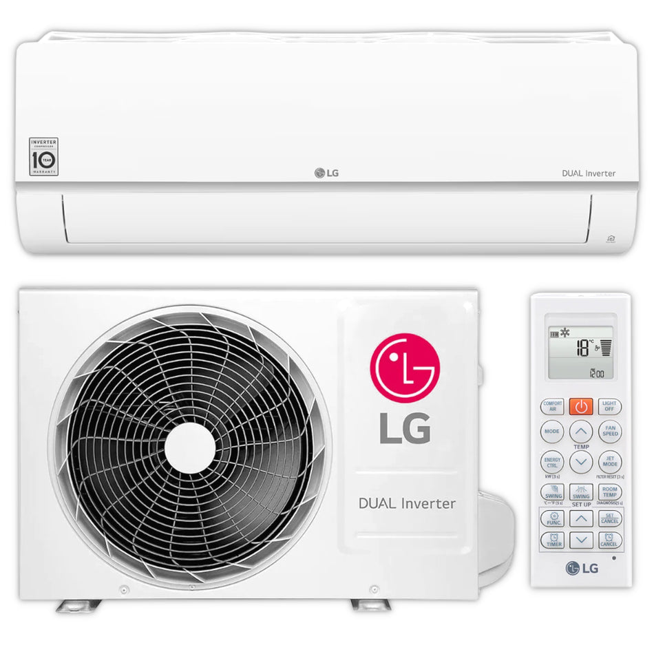 LG Split Klimaanlage Komplett-Set | STANDARD PLUS PZ09EY | 2,5 kW