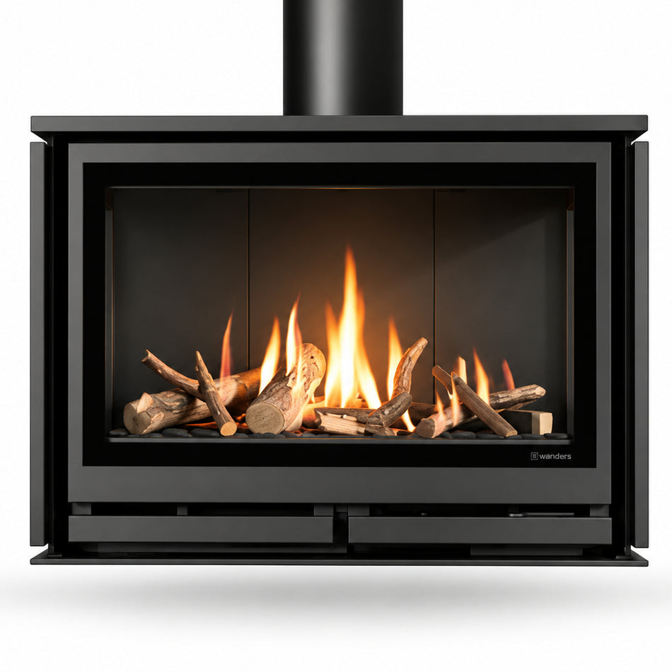 Wanders Gaskamin | SQUARE 60G Wall | 4,8 kW