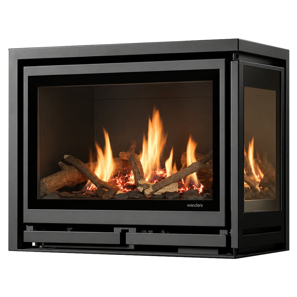 Wanders Gaskamin | SQUARE 60G Edge | 4,8 kW