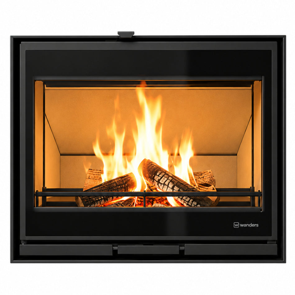Wanders Holzofen Kamineinsatz | SQUARE 75 Tunnel | 15,3 kW