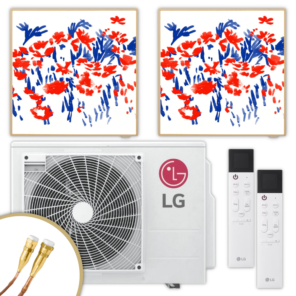 LG Multisplit Klimaanlage Set ARTCOOL GALLERY | 2,6 kW + 3,7 kW | Klimaworld.com