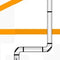 Abgas-Set senkrecht mit 2 Bögen | 2m / 4m = 6m Heizwerttherme (Turbo)