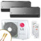 LG Multisplit Klimaanlage | ARTCOOL ENERGY | 2,5 kW + 3,5 kW | Quick-Connect