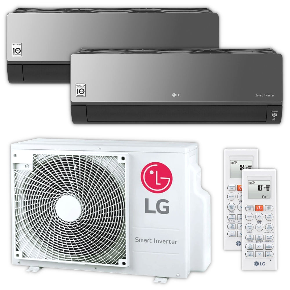 LG Multisplit Klimaanlage Set ARTCOOL ENERGY | 2,5 kW + 2,5 kW