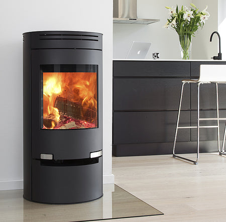Kaminofen Aduro 1-1, schwarz, Stahl 6kW