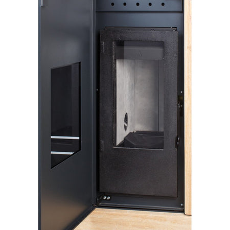 KRETZ | Pelletofen AGURO | 6,4 kW - Tür Brennerraum