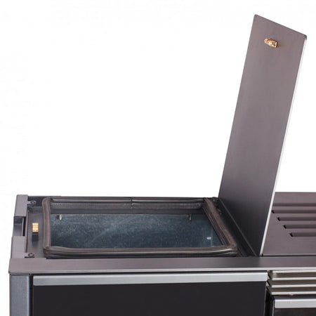 KRETZ | Pelletofen AGURO | 6,4 kW - Öffnung Pelletbehälter