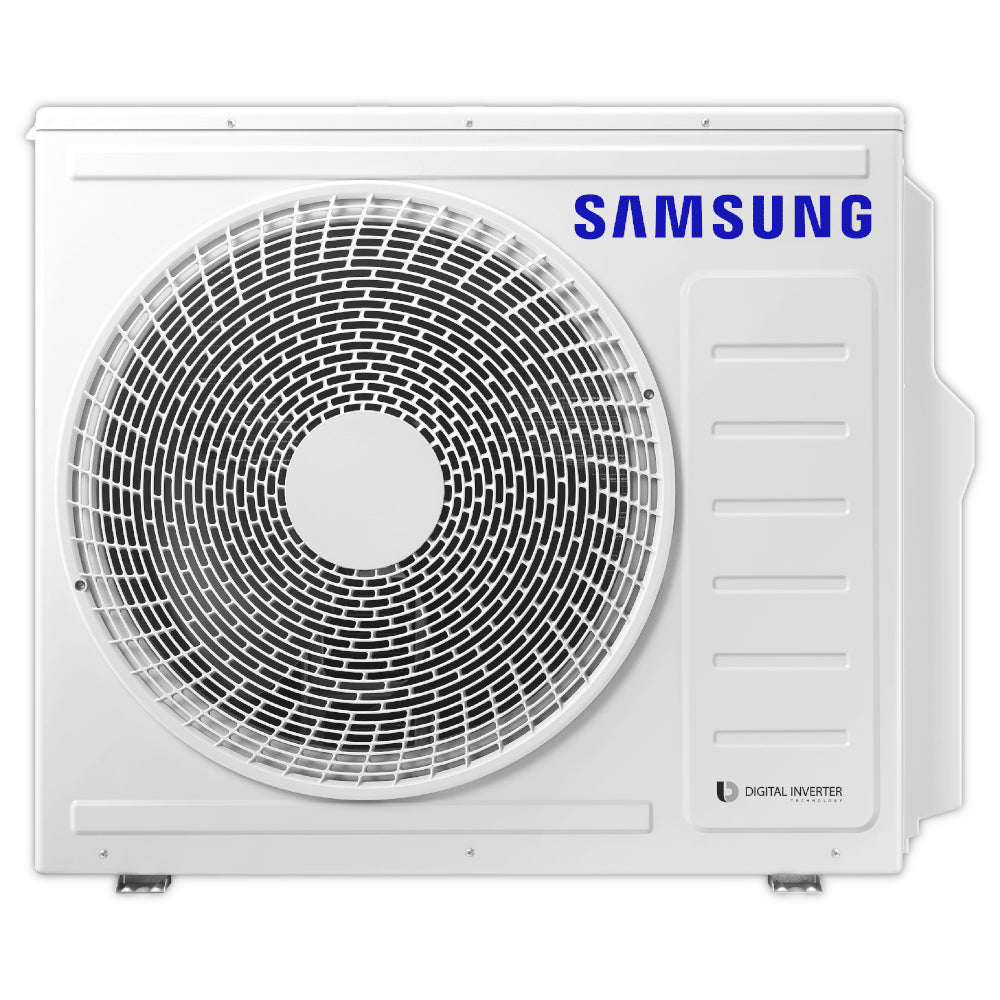 Samsung Klimaanlage Multisplit Aussengeraet AJ068TXJ3KG/EU in Weiss mit grossem Luefter und Digital Inverter Schriftzug | Klimaworld.com