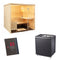 Sentiotec Sauna Komplettset Alaska View | Concept R Combi | 5 Pers.