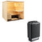 Sentiotec Sauna Komplettset Alaska View | Saunaofen 100 | 5 Pers.
