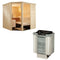 Sentiotec Sauna Komplettset Alaska Corner | Cumulus | 5 Pers.