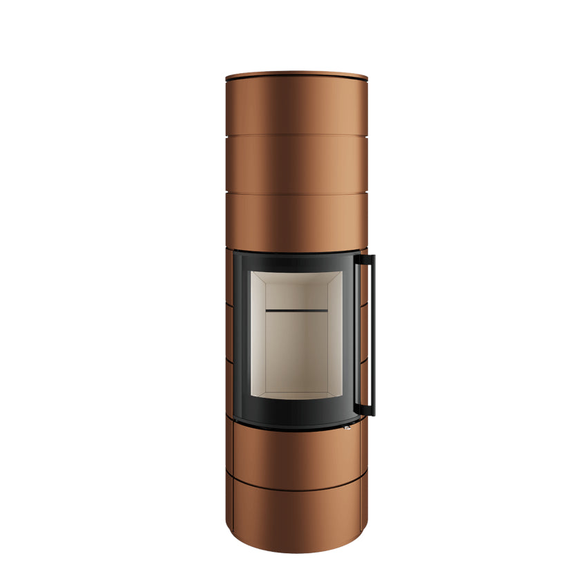 Spartherm Kaminofen  Ambiente A4 H₂O| Rostbraun-Metallic 8 kW