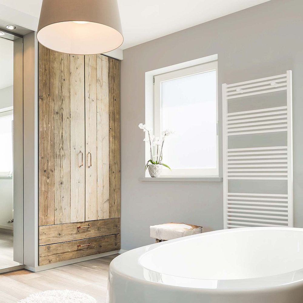 HM Badheizkörper Thetis gerade | Ambientebild Bad hell | 1200x750 mm | Mittelanschluss | www.klimaworld.com