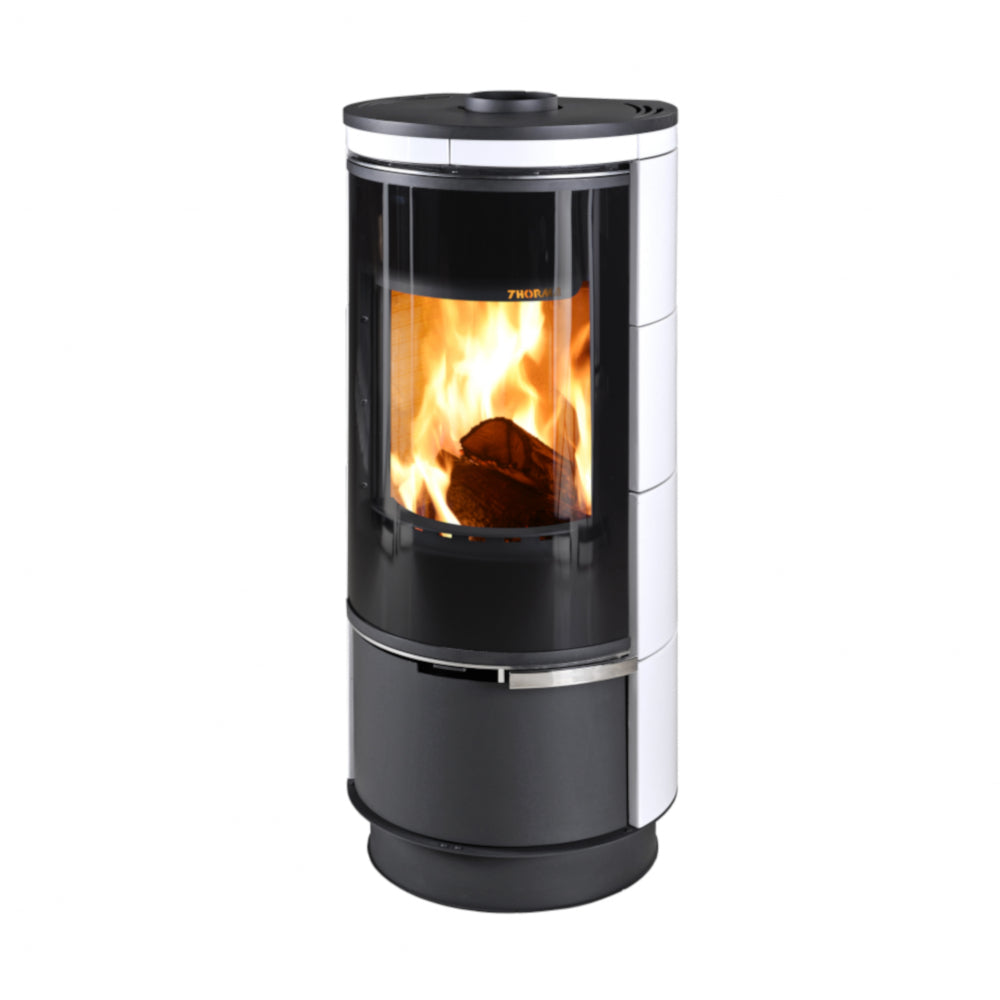 Thorma Kaminofen ANDORRA Keramik PLUS 7,5 kW weiß | klimaworld.com