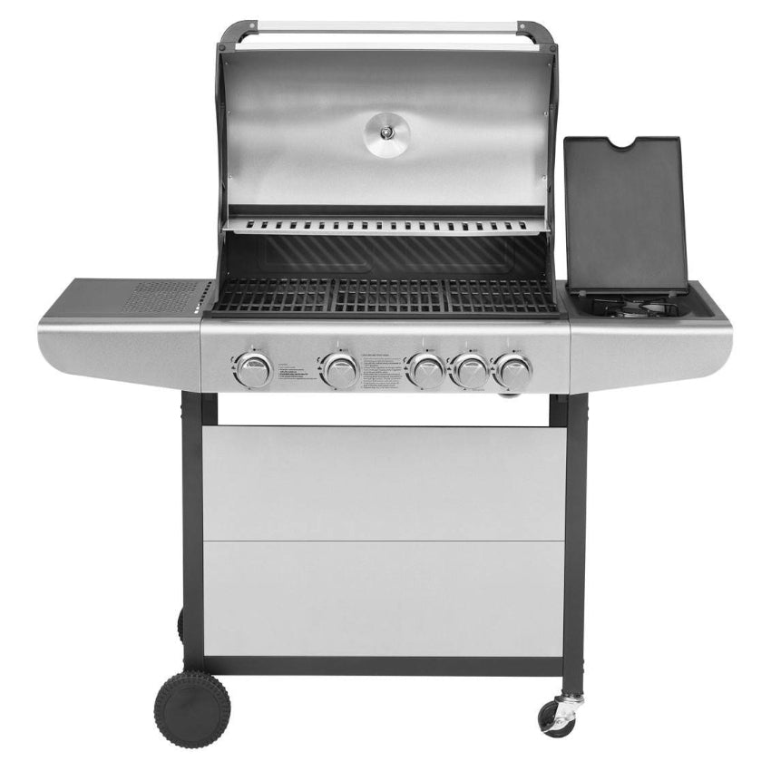 JUSTUS | Ares 4 S | Gasgrill mit Edelstahl-Frontblende | 4 x 3,0 kW + 1 x 2,5 kW