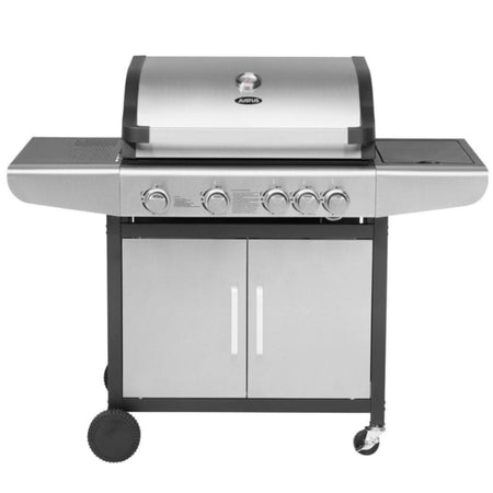 JUSTUS | Ares 4 SU | Gasgrill mit Unterschrank | 4 x 3,0 kW + 1 x 2,5 kW