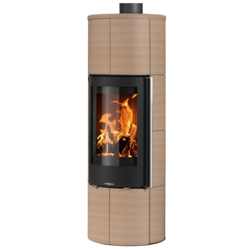 ORANIER | Arkona W+ | Kaminofen | Schwarz | Dauerbrandofen | 7.0 kW | Corretto