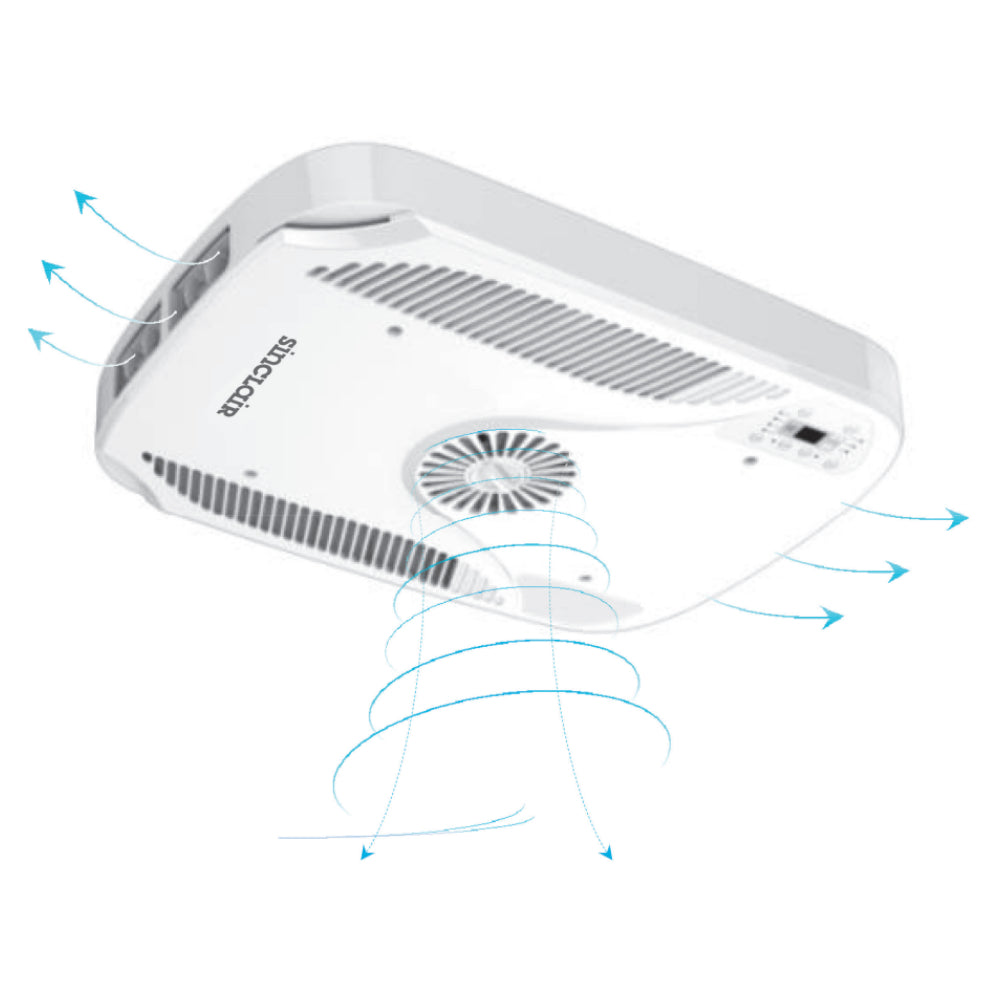 SINCLAIR | Dach-Klimaanlage ASV-25AS | Caravan & Wohnmobil | 2,5 kW