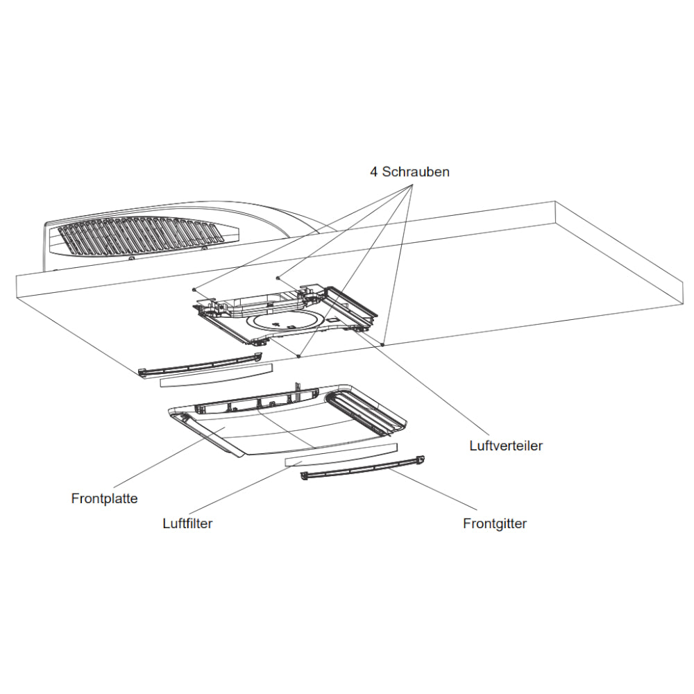 SINCLAIR | Dach-Klimaanlage ASV-25BS | Caravan & Wohnmobil | 2,6 kW