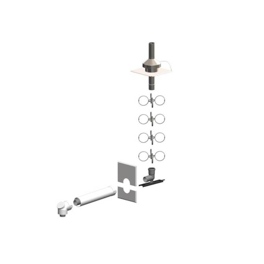 ATEC | Schacht-Set Mündung aus Edelstahl | PolyTwin