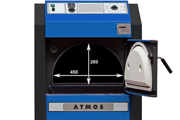 Atmos DC18GSE mit aut. Zündung Kessel Fülltür | Klimaworld.com