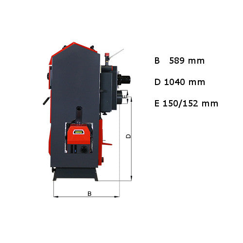 Atmos Pelletkessel P15 mit Holznotbetrieb