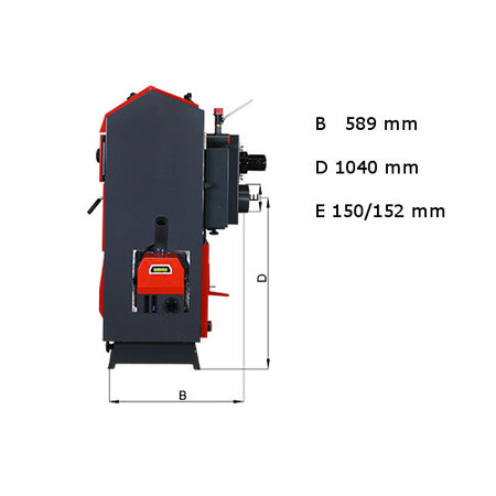 Atmos Pelletkessel P15 mit Holznotbetrieb