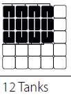 Aufstellschema  12 Tanks - VSF 610