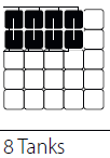 Aufstellschema  8 Tanks - VSF 605