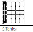 Aufstellschema  5 Tanks - VSF 617