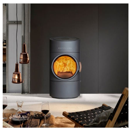 Austroflamm Kaminofen | Clou Compact 2.0 | selbstschließende Tür | 6 kW | Abiente Bild 