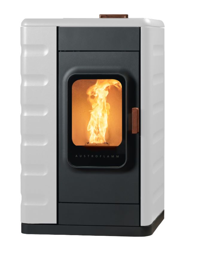 Ruby Pelletkamin in Weiß | klimaworld.com