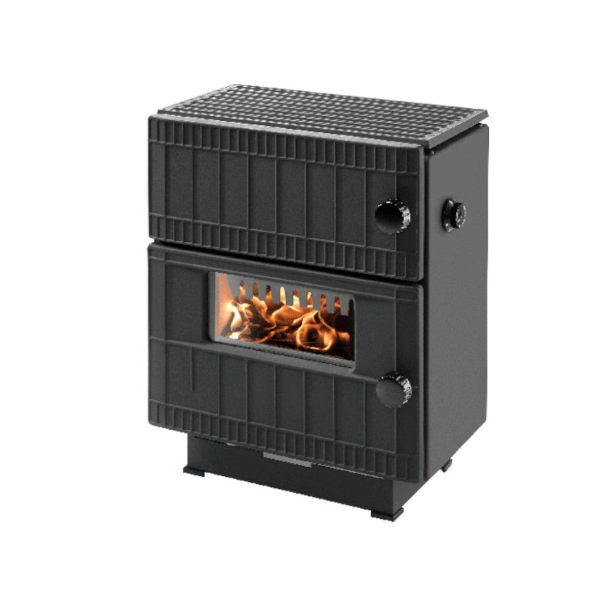 Haas+Sohn | Dauerbrandofen HSDB 1.0 | 4,5 kW, 6 kW, 7kW schwarz