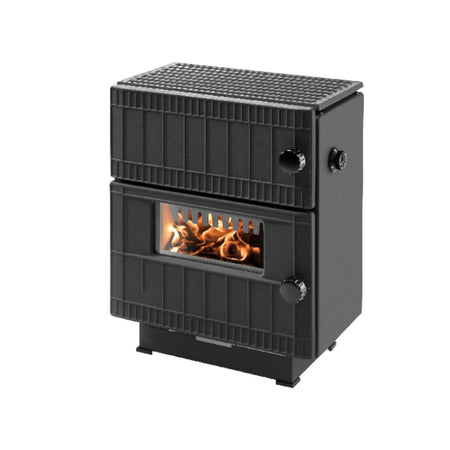 Haas+Sohn | Dauerbrandofen HSDB 1.0 | 4,5 kW, 6 kW, 7kW schwarz