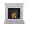 Aflamo Bio-Kamin | Vigo Stone mit Einsatz Bio 60 | Beton