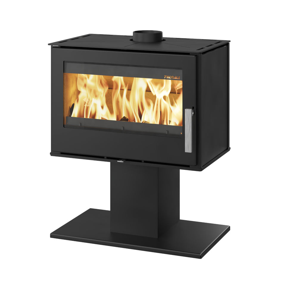 THORMA Kaminofen | BILBAO UNI | schwarz | 11,5 kW | Standfuß | klimaworld.com