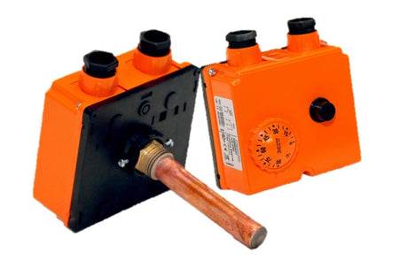 ThermoFlux elektrische Heizpatrone 4,5 kW  + Thermostat ➔ www.klimaworld.com